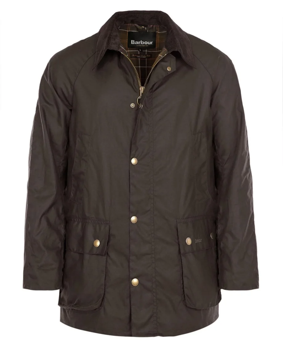 Barbour uomo giacca cotone cerato verde ASHBY