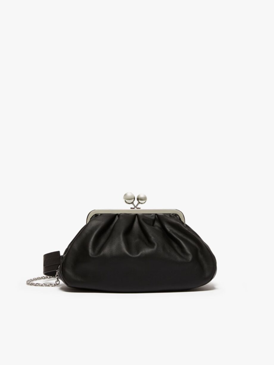 Weekend Max Mara donna borsa pasticcino media nappa nera CUBICO