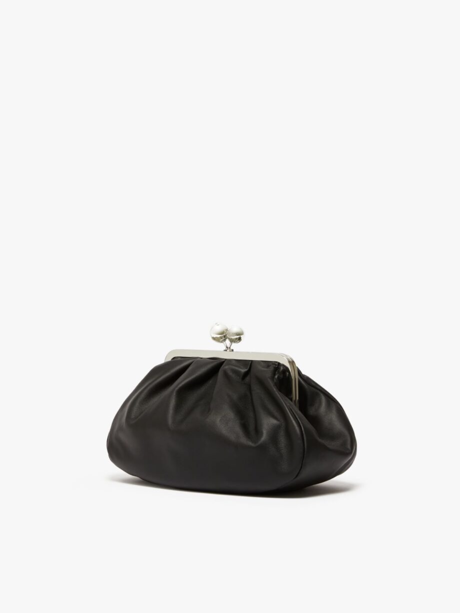 Weekend Max Mara donna borsa pasticcino media nappa nera CUBICO